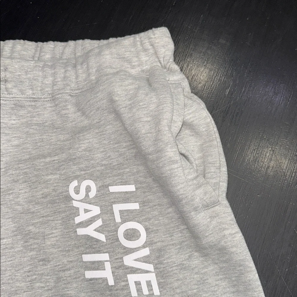 LONELY GHOST athletic gray fleece joggers. size XL. - Picture 9 of 11